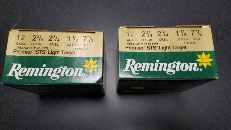lot 9265 image: SHOTGUN SHELLS - 2 Boxes 12 Gauge, 2 34