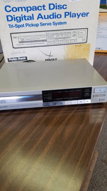 lot 1248 image: CD Player - CD1200 - 1248 Min Still in the Box