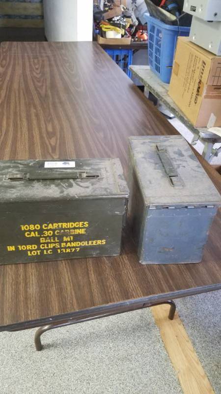 lot 1267 image: 2 Ammo Cans