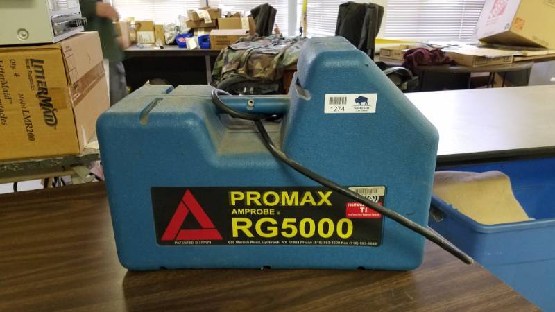 lot 1274 image: HVAC - PROMAX RG-5000 Refrigerant Recovery Systems - EXPENSIVE - UPDATE - We plugged it in, something came on