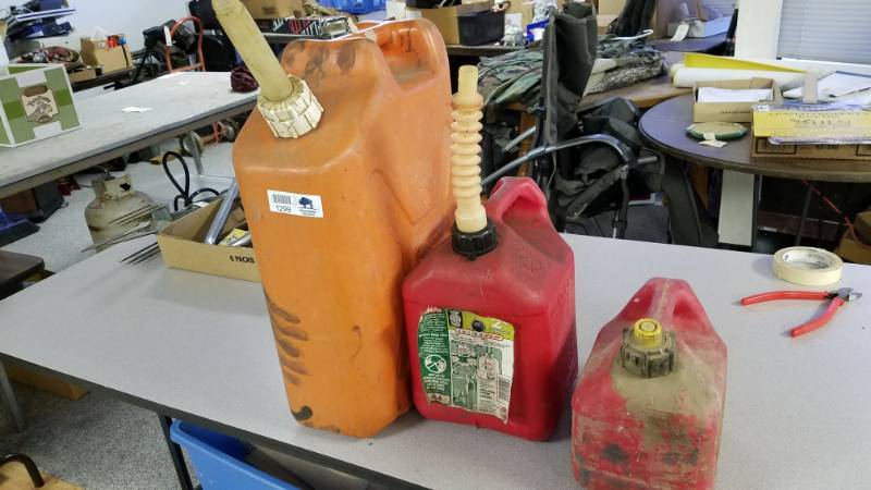 lot 1299 image: 3 Gas Cans
