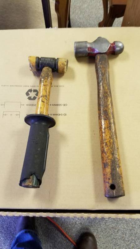 lot 1339 image: Pair of Hammers - Pall Peen and Soft Face