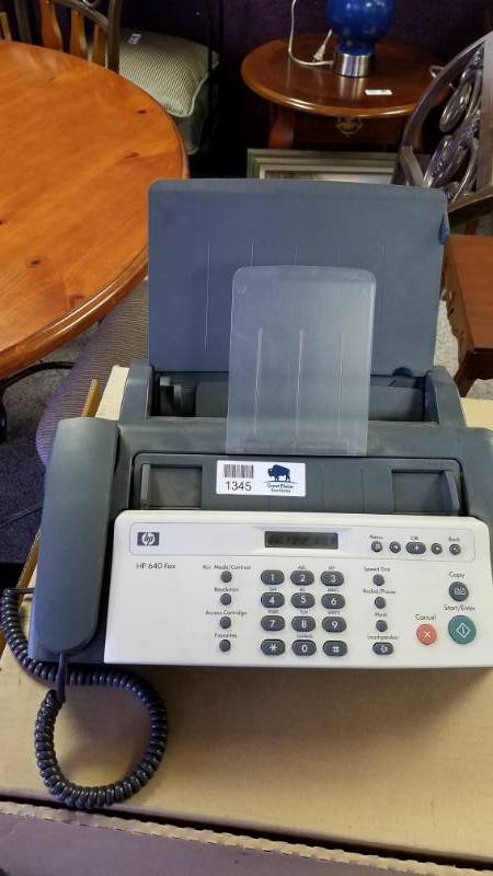 lot 1345 image: HP Fax Machine