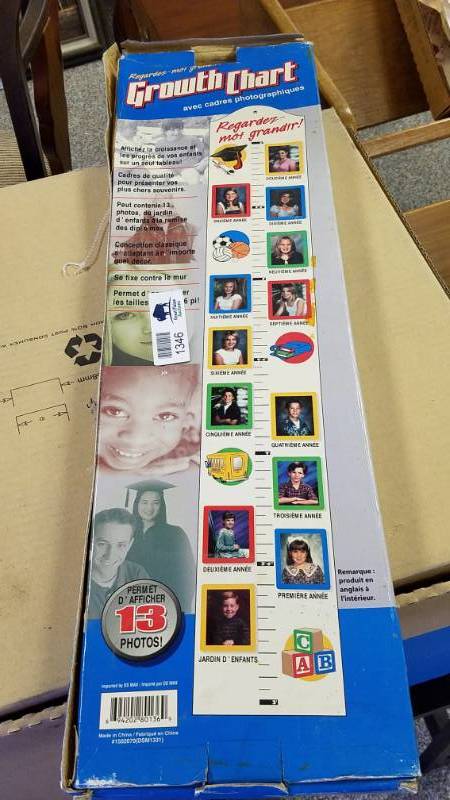 lot 1346 image: Kids Growth Chart