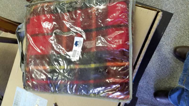 lot 1357 image: Tartan Blanket in a Bag - Keep one in every car